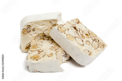 torrone nougat isoliert