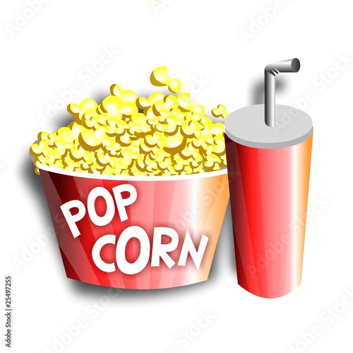 pop corn et boisson