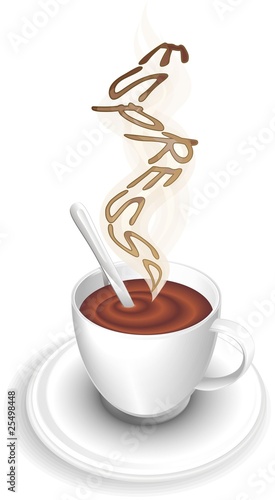 Caffe Espresso-Espresso Coffee-Vector