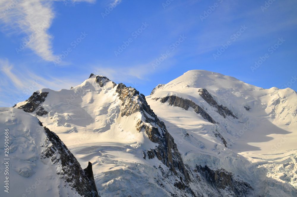 alpes et mont blanc