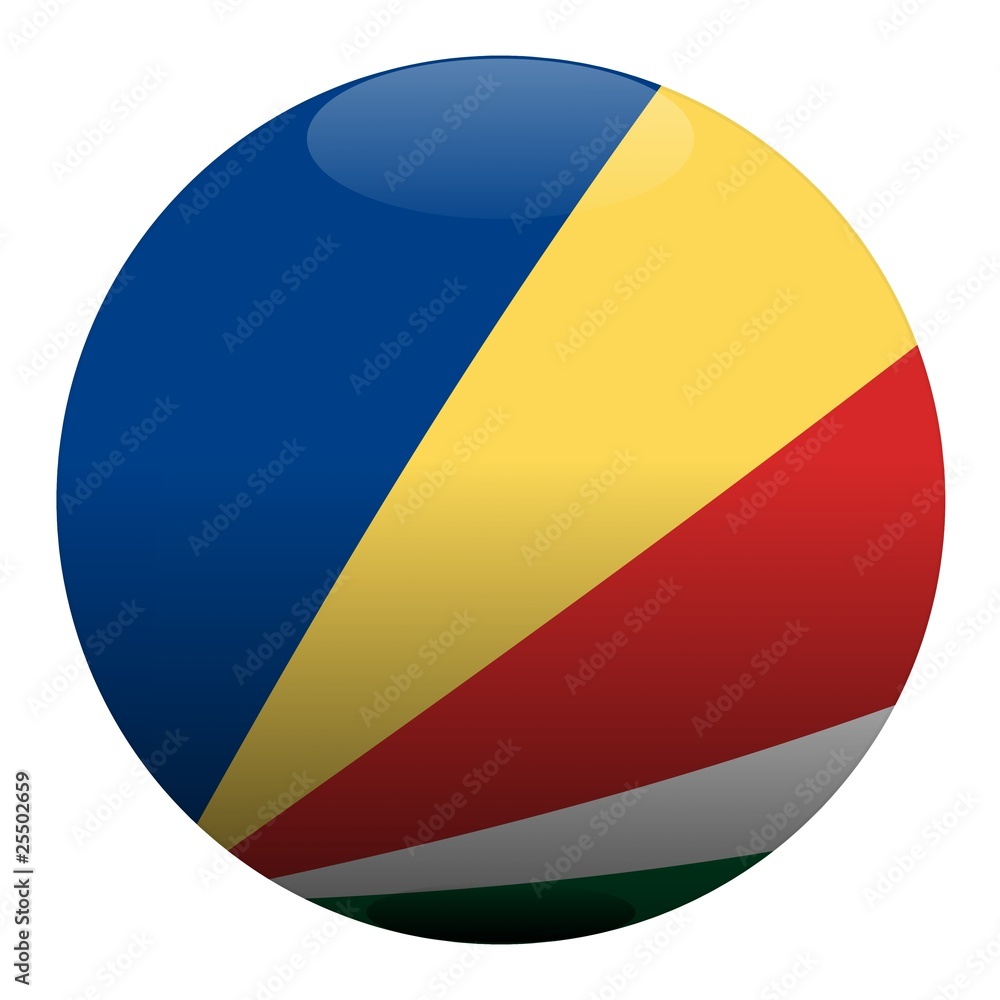 Fototapeta premium boule seychelles ball drapeau flag