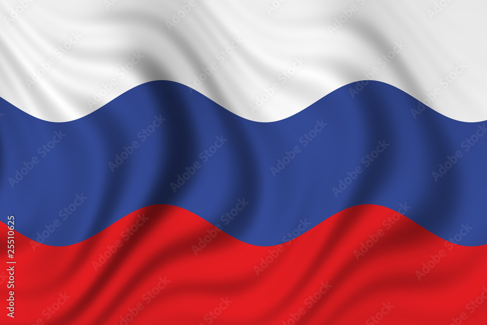 Fototapeta premium Flag of Rusia