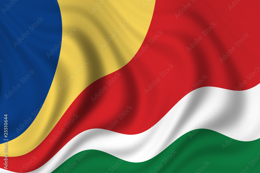 Obraz premium Flag of Seychelles