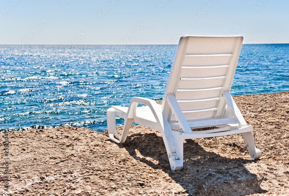 Lounge on a beach