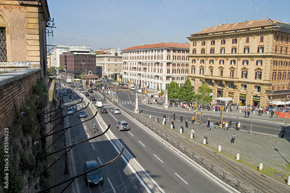 Avenida del muro Torto en roma