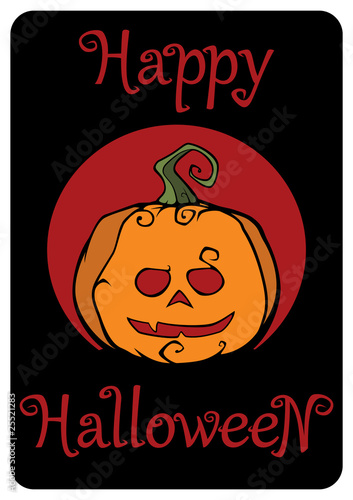 Halloween inscription