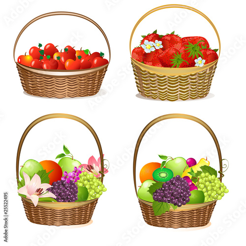 fruit and berry baskets