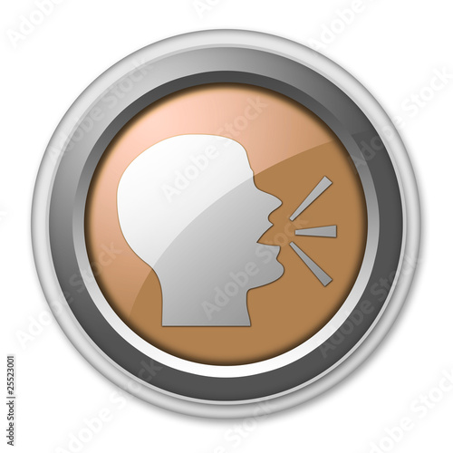 Bronze 3D Style Button 