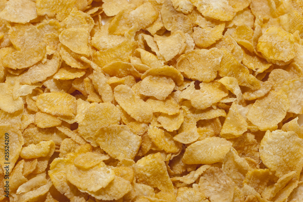 Texture of Cornflakes as a Background Texture of Cornflakes as a Background