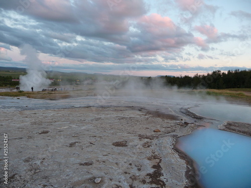 Geyser area in Iceland