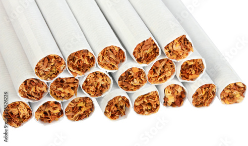 Canvas Print Heap of cigarettes