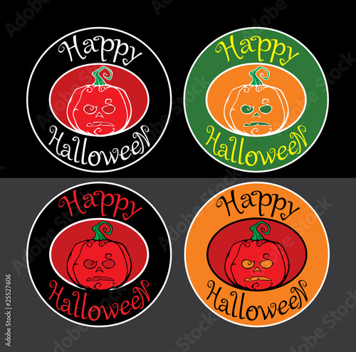 Halloween inscription