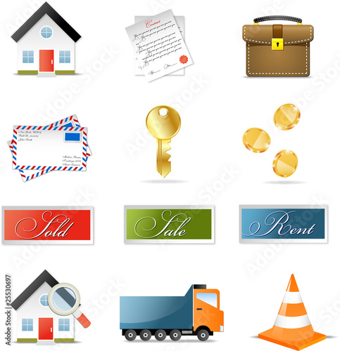 Real estate icons