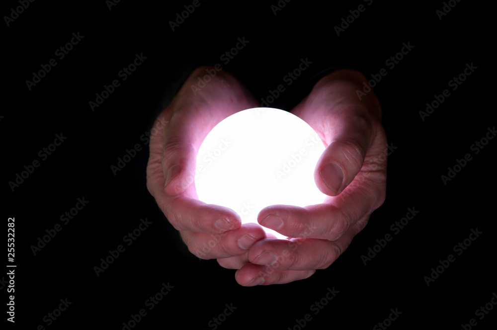Crystal ball concept for future Crystal ball concept for future