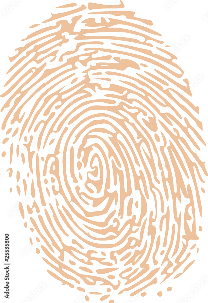 thumbrint in skin tone thumbrint in skin tone