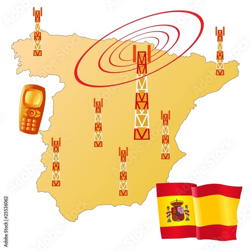 mobile connection of Spain