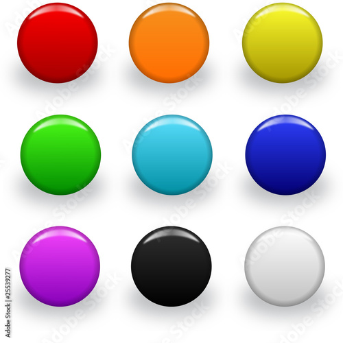 Round Buttons Set