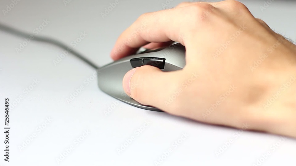 Using isolated optical computer mouse. Using isolated optical computer mouse.