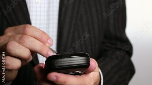 Planning business on smart mobile phone