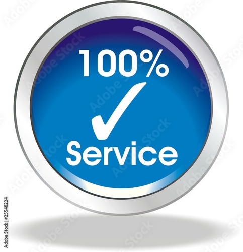 bouton 100% service