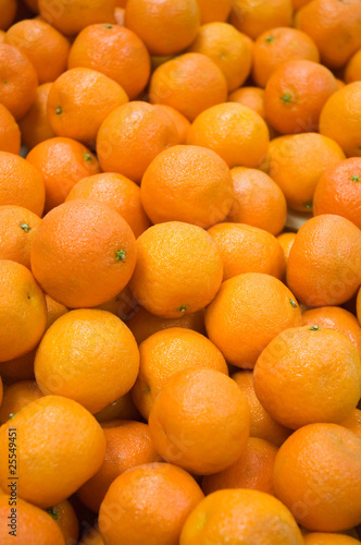 Tangerines, subtropical fruits