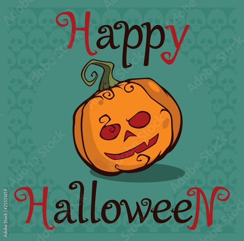 Halloween inscription