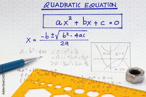 quadratic equations photo