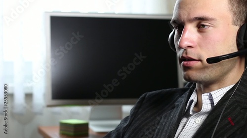 Friendly telephone support operator