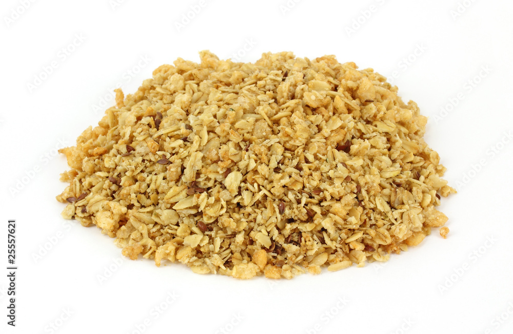 Organic hemp and flax seed granola cereal Organic hemp and flax seed granola cereal