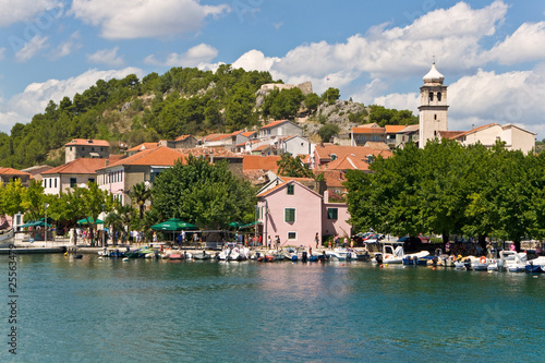 Promenade von Skradin, Kroatien