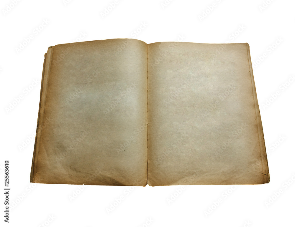 Naklejka premium Old book Open