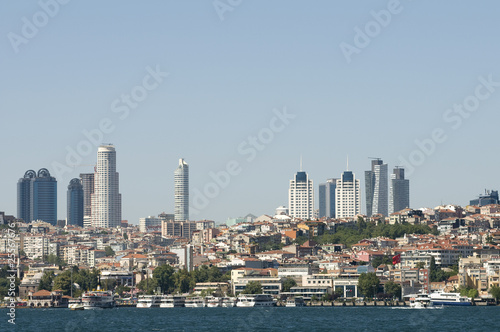 Besiktas Cityscape   Istanbul  Turkey
