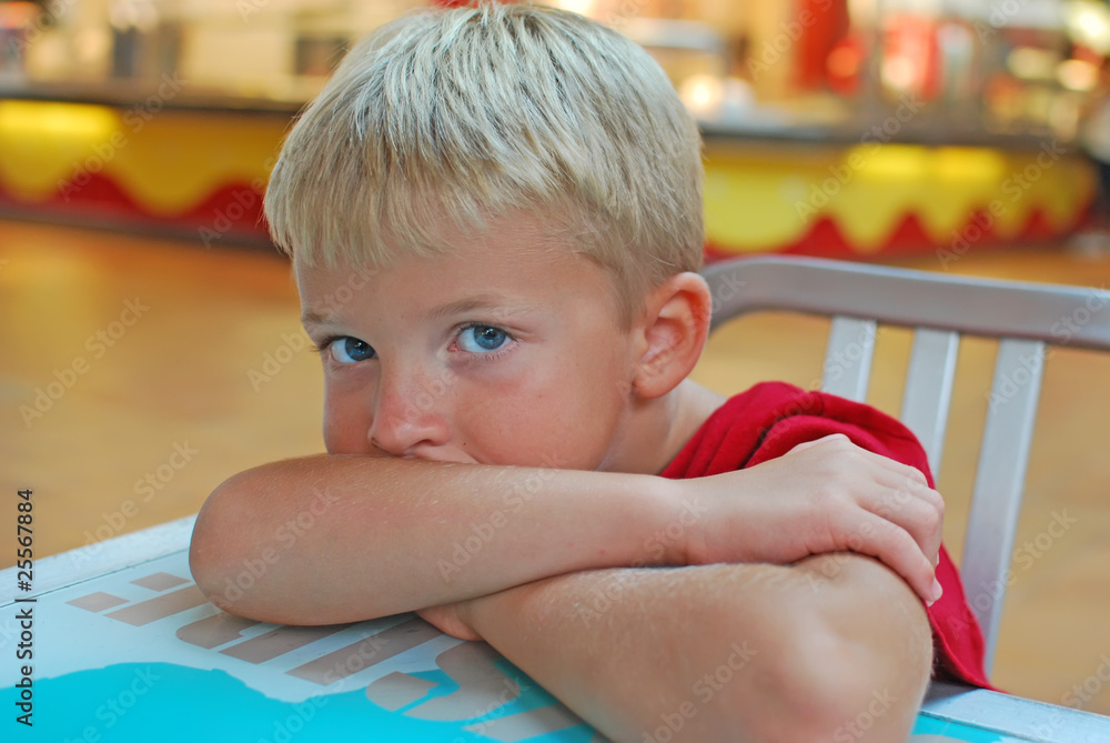 A Kid With Blond Hair and Very Blue Eyes A Kid With Blond Hair and Very Blue Eyes