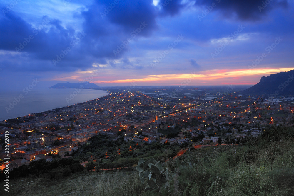 Fototapeta premium notturno nel golfo