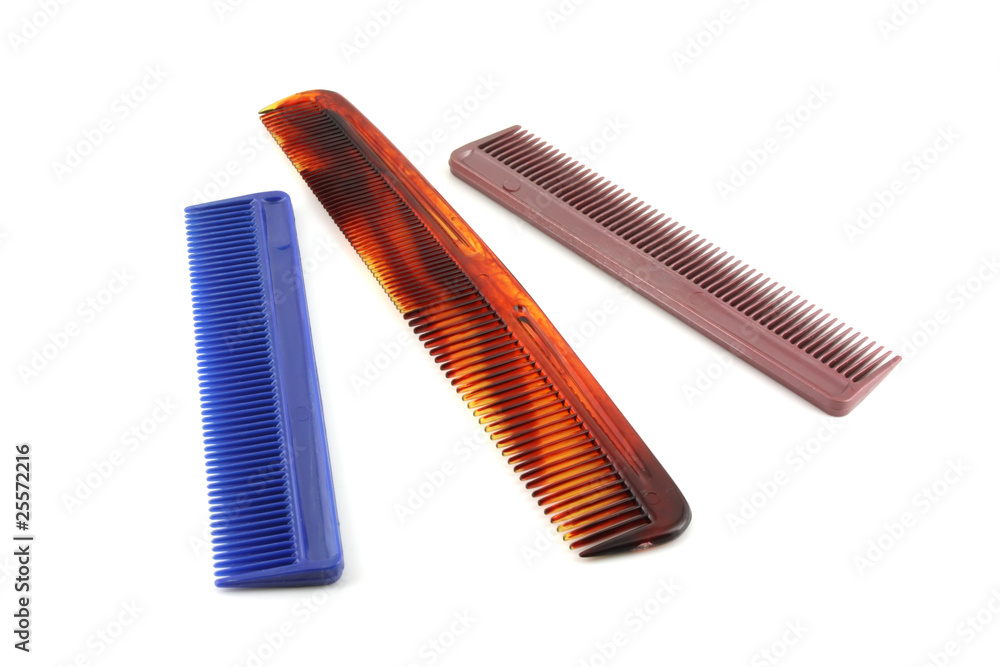 Plastic color combs Plastic color combs