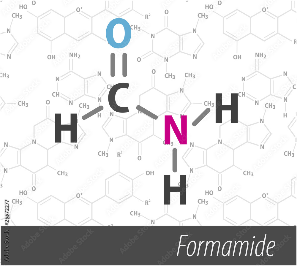 Fototapeta premium Set of chemistri orgnick formulas