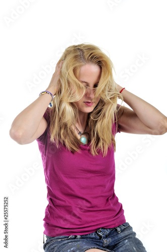 Wallpaper Mural young blond girl Torontodigital.ca