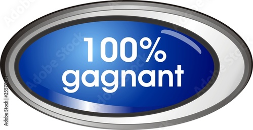 bouton 100% gagnant