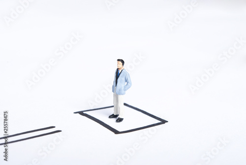 miniature man