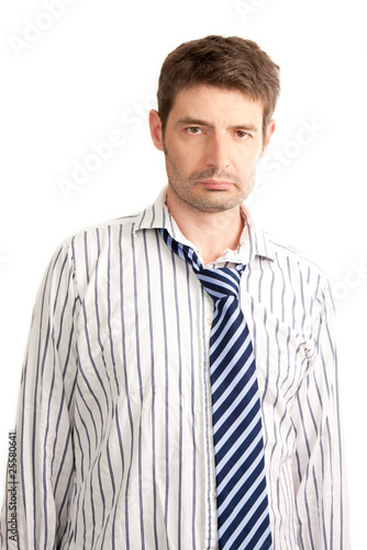 Tired Looking Businessman