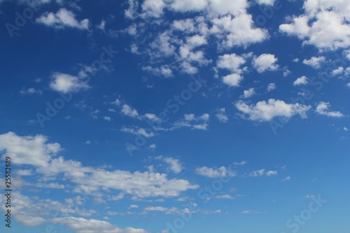 blue sky clouds background cloudscape summer