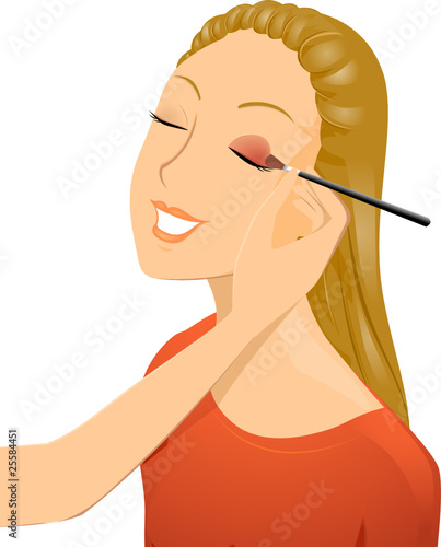 Applying Eyeshadow