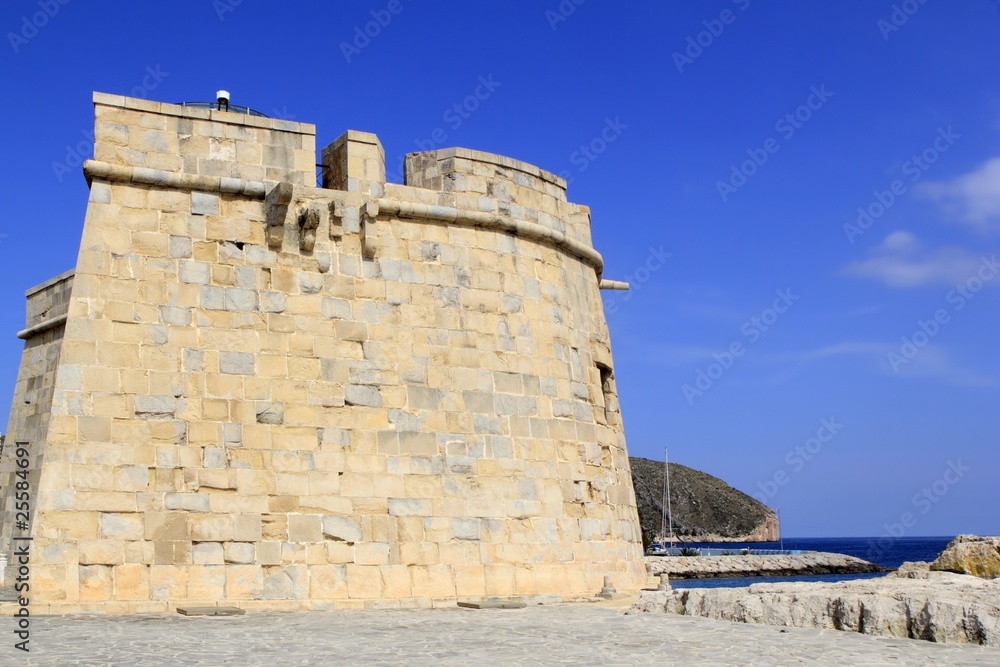 Moraira Teulada Alicante Castle Mediterranean