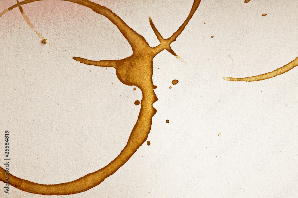 Coffee stain