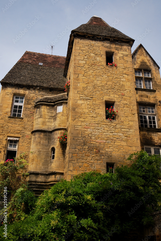 Les maisons de la Place au Marché-aux-Oies à Sarlat Les maisons de la Place au Marché-aux-Oies à Sarlat