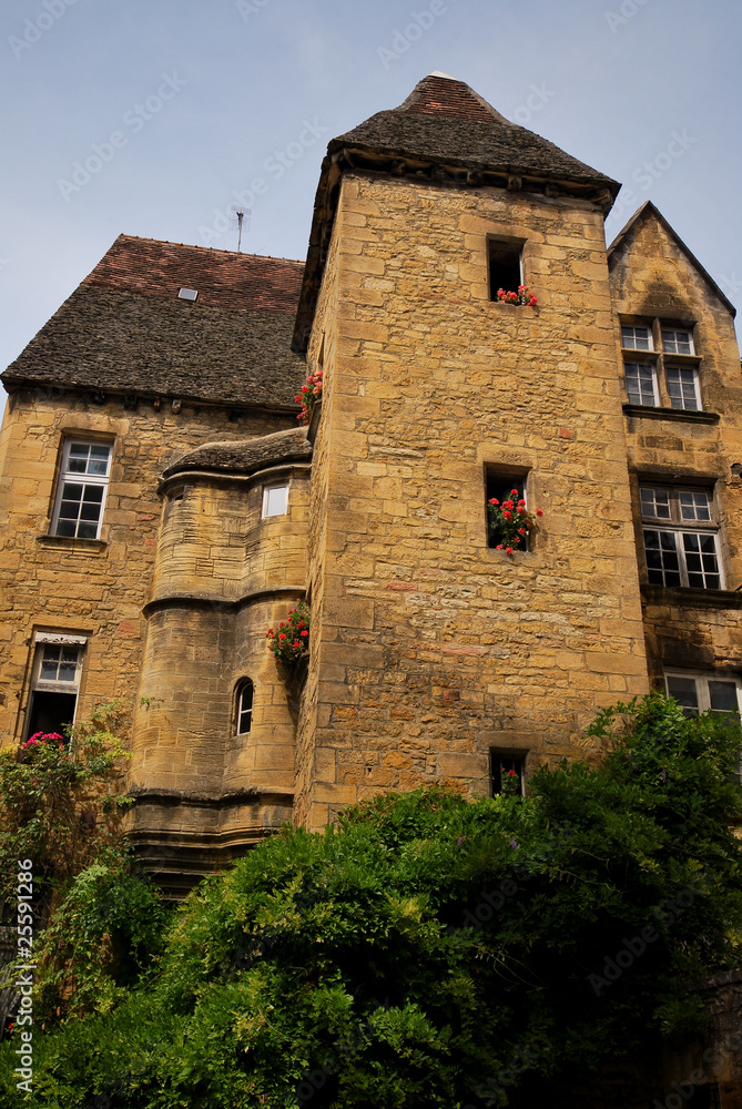 Les maisons de la Place au Marché-aux-Oies à Sarlat