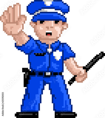 PixelArt: Police Officer