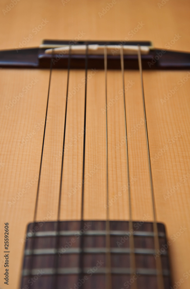 Fototapeta premium acoustic classic guitar