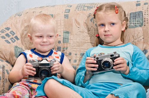 дети брат и сестра фотографы