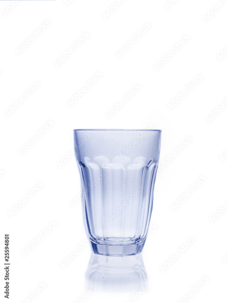 Empty glass isolated on white background Empty glass isolated on white background